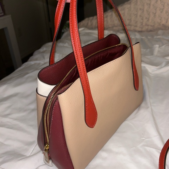 Coach Restored Lora Carryall 30 In Colorblock - Picture 3 of 8